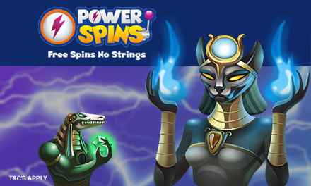 Up to 50 free spins can be yours at Power Spins
