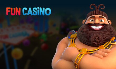 50% deposit match up to £499 + 100 spins at Fun Casino