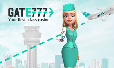 Gate777 Casino: Get a 100% deposit bonus up to £100 + 25 extra spins