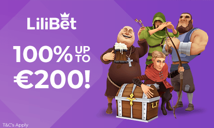 Lilibet Casino Bonus: Up to €200 on Your 1st Deposit!