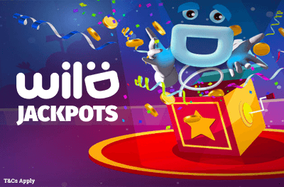 Wild Jackpots Bonus: Up to €450 + 30 Free Spins