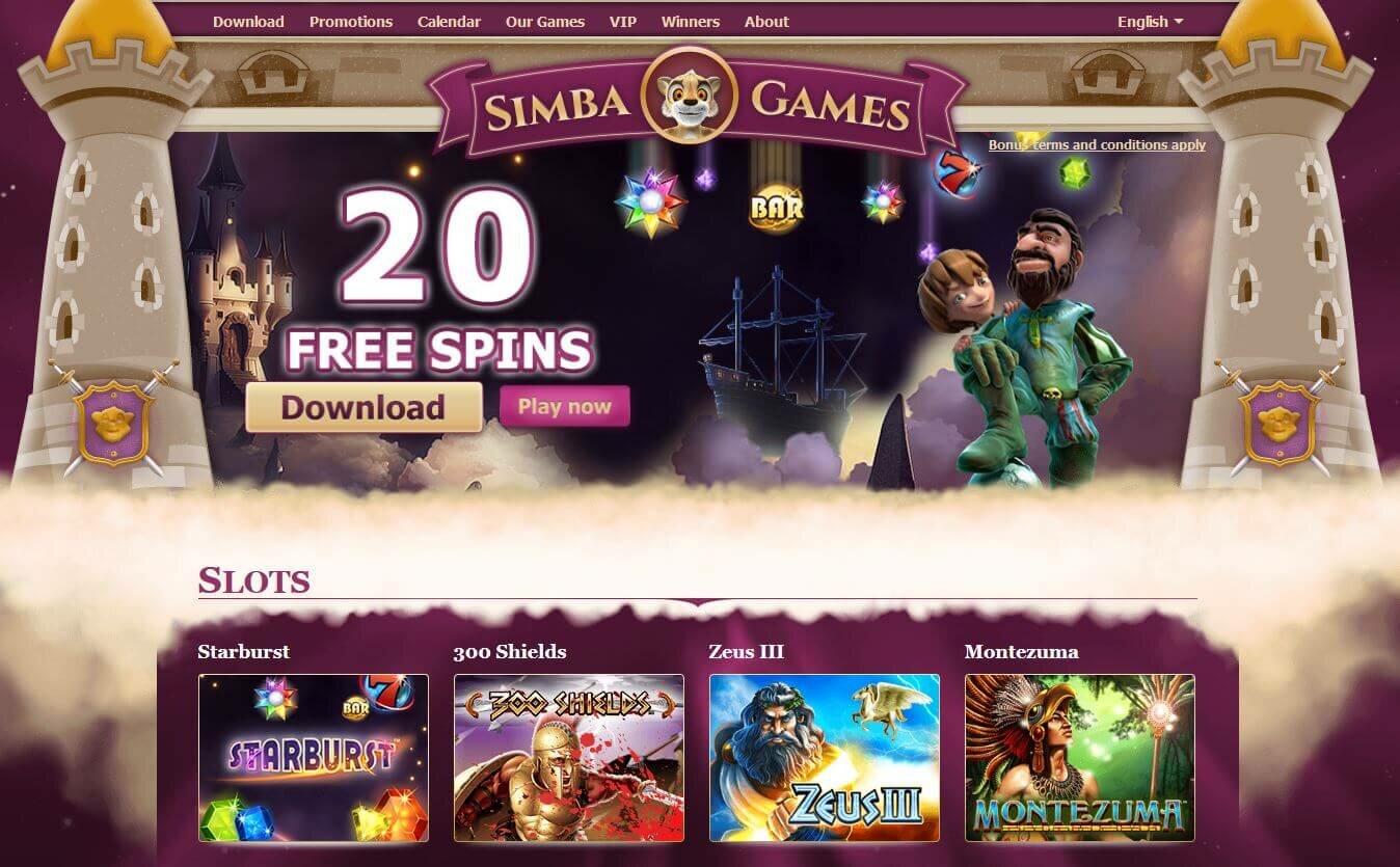 Simba Casino Site